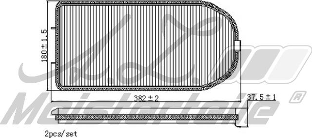 A.Z. Meisterteile AZMT-41-010-1719 - Filtrs, Salona telpas gaiss adetalas.lv