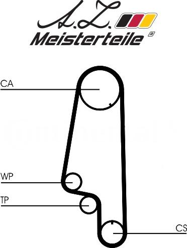 A.Z. Meisterteile AZMT-30-058-2148 - Zobsiksnas komplekts adetalas.lv