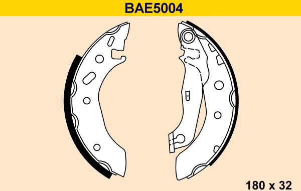 Barum BAE5004 - Bremžu loku komplekts adetalas.lv