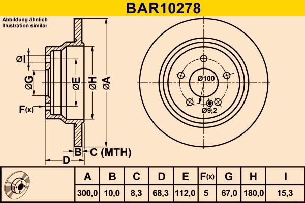 Barum BAR10278 - Bremžu diski adetalas.lv