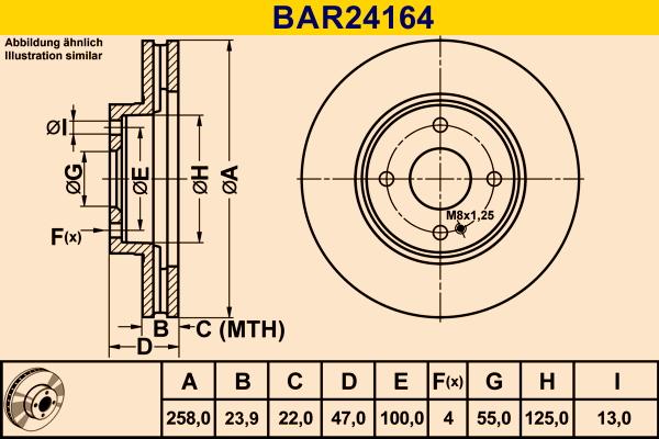 Barum BAR24164 - Bremžu diski adetalas.lv