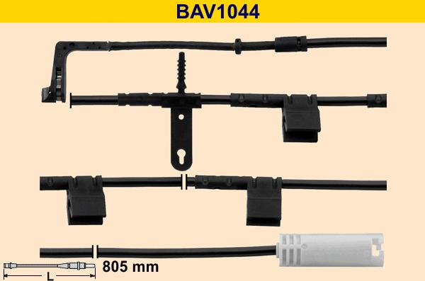 Barum BAV1044 - Indikators, Bremžu uzliku nodilums adetalas.lv