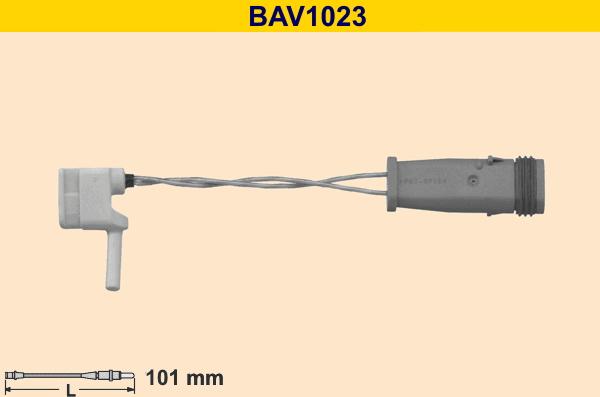 Barum BAV1023 - Indikators, Bremžu uzliku nodilums adetalas.lv