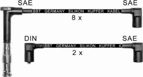 BBT ZK432 - Augstsprieguma vadu komplekts adetalas.lv