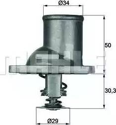 BEHR TI 1 83 - Termostats, Dzesēšanas šķidrums adetalas.lv