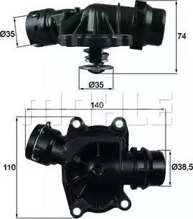 BEHR TI 233 88 - Termostats, Dzesēšanas šķidrums adetalas.lv