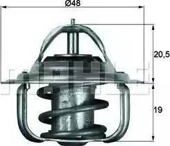 BEHR TX 5 88D - Termostats, Dzesēšanas šķidrums adetalas.lv