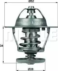 BEHR TX 68 88D - Termostats, Dzesēšanas šķidrums adetalas.lv