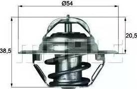 BEHR TX 3 79D - Termostats, Dzesēšanas šķidrums adetalas.lv