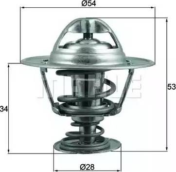 BEHR TX 203 88D - Termostats, Dzesēšanas šķidrums adetalas.lv