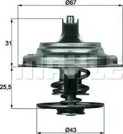 BEHR TX 23 79D - Termostats, Dzesēšanas šķidrums adetalas.lv