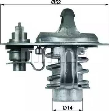 BEHR TX 76 88D - Termostats, Dzesēšanas šķidrums adetalas.lv