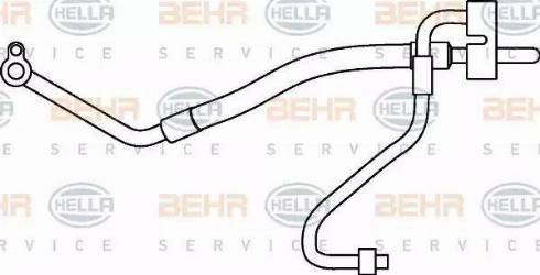 BEHR HELLA Service 9GS 351 337-161 - Augst / Zemspiediena cauruļvads, Gaisa kond. sist. adetalas.lv