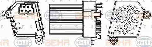 BEHR HELLA Service 5HL 351 311-521 - Regulators, Salona ventilators adetalas.lv