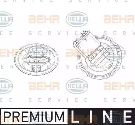 BEHR HELLA Service 5HL 351 321-301 - Regulators, Salona ventilators adetalas.lv