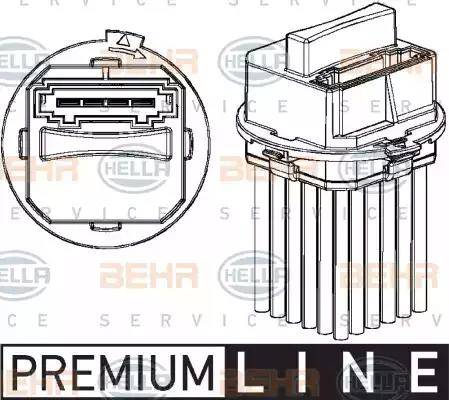 BEHR HELLA Service 5HL 351 321-321 - Regulators, Salona ventilators adetalas.lv