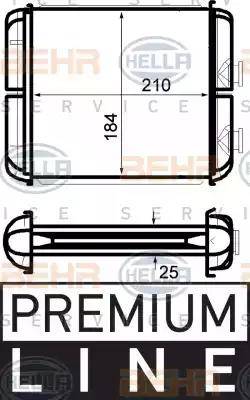 BEHR HELLA Service 8FH 351 024-271 - Siltummainis, Salona apsilde adetalas.lv