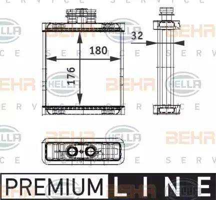 BEHR HELLA Service 8FH 351 311-111 - Siltummainis, Salona apsilde adetalas.lv