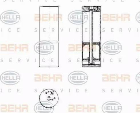 BEHR HELLA Service 8FT 351 196-581 - Sausinātājs, Kondicionieris adetalas.lv