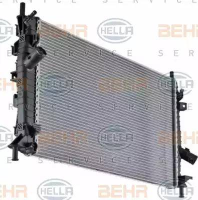 BEHR HELLA Service 8MK 376 764-261 - Radiators, Motora dzesēšanas sistēma adetalas.lv