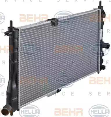 BEHR HELLA Service 8MK 376 762-541 - Radiators, Motora dzesēšanas sistēma adetalas.lv