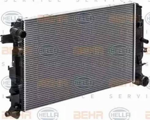 BEHR HELLA Service 8MK 376 701-001 - Radiators, Motora dzesēšanas sistēma adetalas.lv