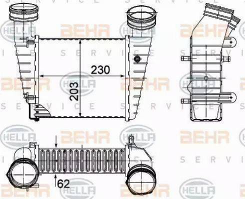 BEHR HELLA Service 8ML 376 776-634 - Starpdzesētājs adetalas.lv