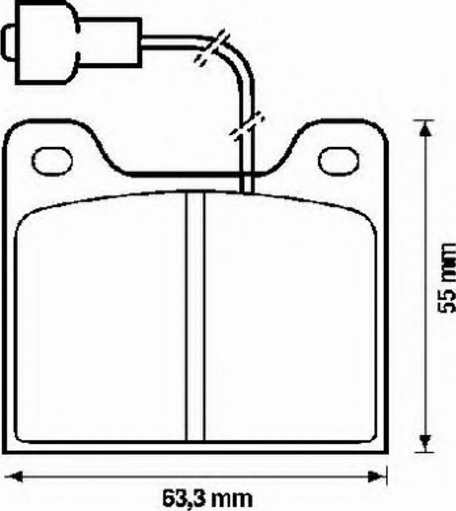 BENDIX 571253B - Bremžu uzliku kompl., Disku bremzes adetalas.lv