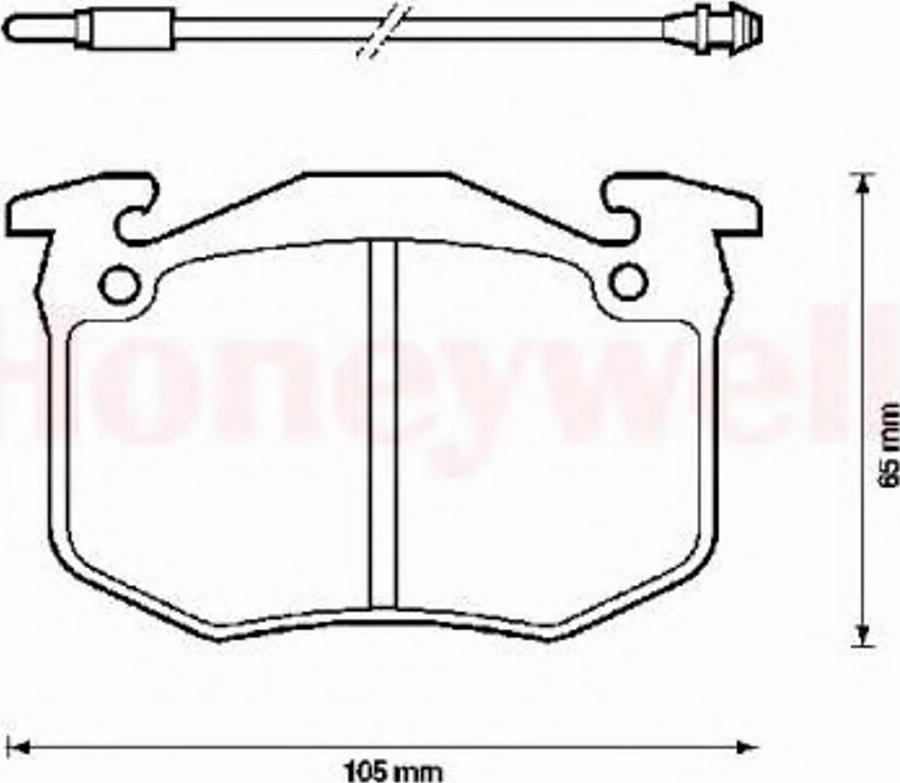 BENDIX 571262X - Bremžu uzliku kompl., Disku bremzes adetalas.lv