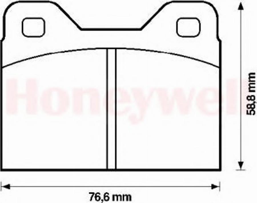 BENDIX 571222B - Bremžu uzliku kompl., Disku bremzes adetalas.lv