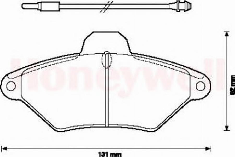 BENDIX 571757B - Bremžu uzliku kompl., Disku bremzes adetalas.lv