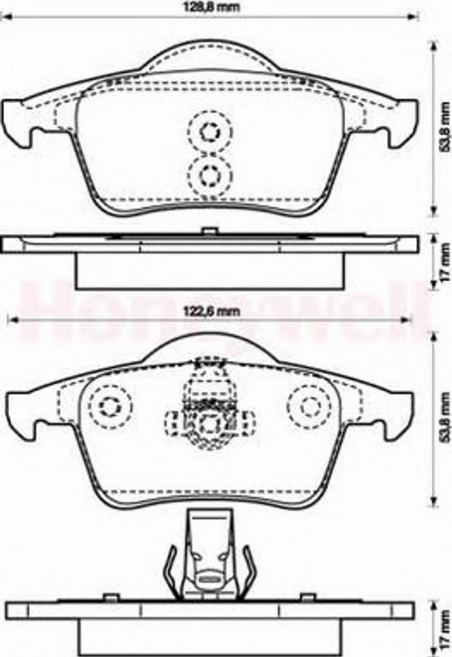 BENDIX 573021 B - Bremžu uzliku kompl., Disku bremzes adetalas.lv