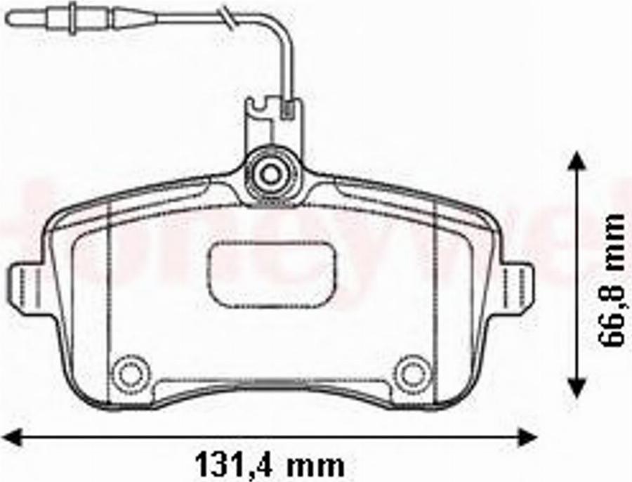 BENDIX 573132B - Bremžu uzliku kompl., Disku bremzes adetalas.lv