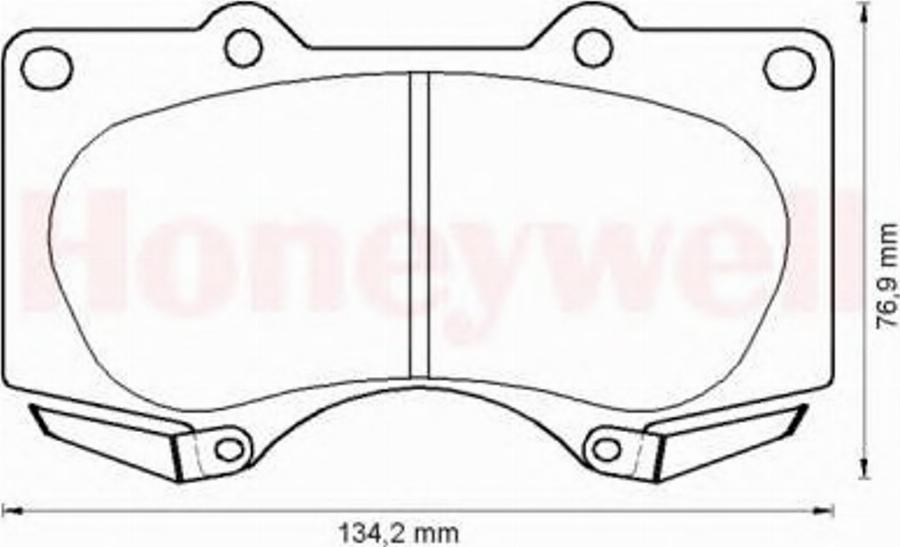 BENDIX 572515B - Bremžu uzliku kompl., Disku bremzes adetalas.lv