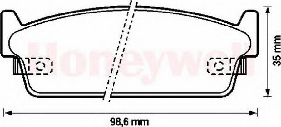 BENDIX 572153B - Bremžu uzliku kompl., Disku bremzes adetalas.lv