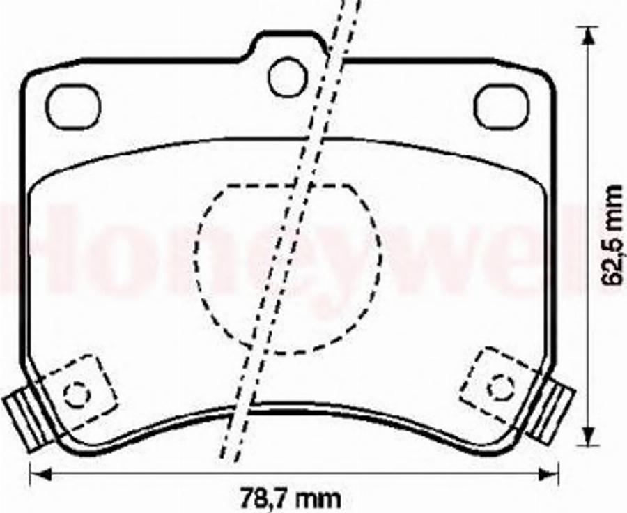 BENDIX 572100B - Bremžu uzliku kompl., Disku bremzes adetalas.lv