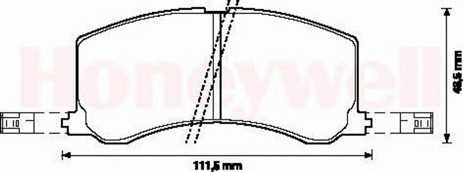 BENDIX 572399 B - Bremžu uzliku kompl., Disku bremzes adetalas.lv