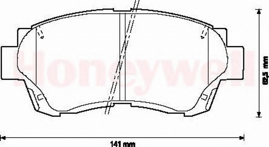 BENDIX 572392B - Bremžu uzliku kompl., Disku bremzes adetalas.lv