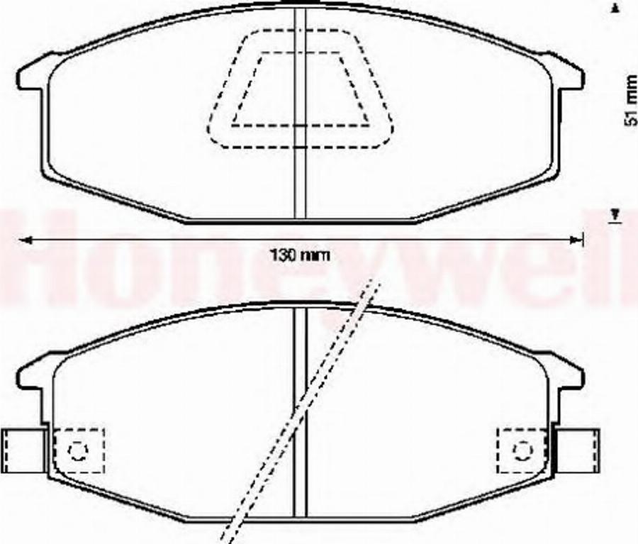 BENDIX 572315B - Bremžu uzliku kompl., Disku bremzes adetalas.lv