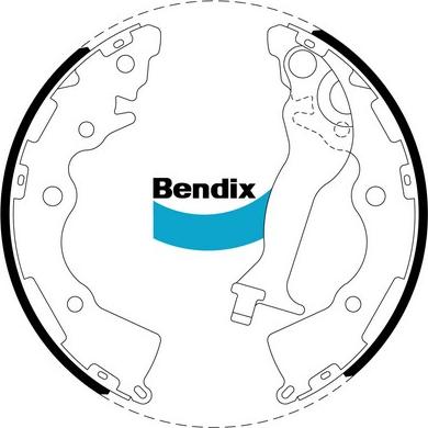 Bendix-AU BS5014 - Bremžu loku komplekts adetalas.lv