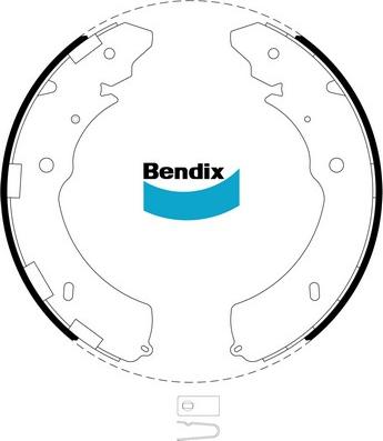 Bendix-AU BS5018 - Bremžu loku komplekts adetalas.lv