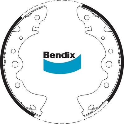 Bendix-AU BS1598 - Bremžu loku komplekts adetalas.lv