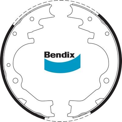 Bendix-AU BS1665 - Bremžu loku komplekts adetalas.lv