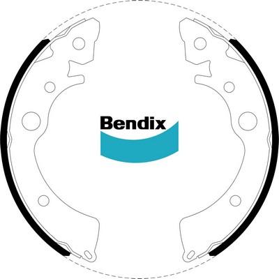 Bendix-AU BS1610 - Bremžu loku komplekts adetalas.lv