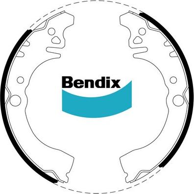 Bendix-AU BS1673 - Bremžu loku komplekts adetalas.lv