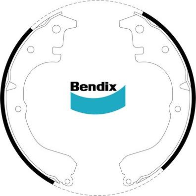 Bendix-AU BS1189 - Bremžu loku komplekts adetalas.lv