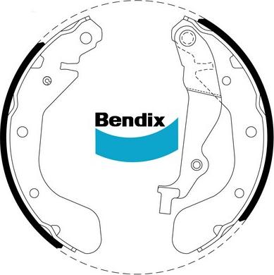 Bendix-AU BS1870 - Bremžu loku komplekts adetalas.lv