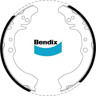 Bendix-AU BS1755 - Bremžu loku komplekts adetalas.lv