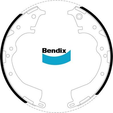 Bendix-AU BS1768 - Bremžu loku komplekts adetalas.lv