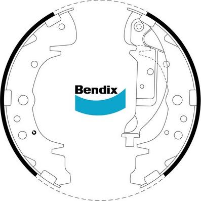 Bendix-AU BS1782 - Bremžu loku komplekts adetalas.lv